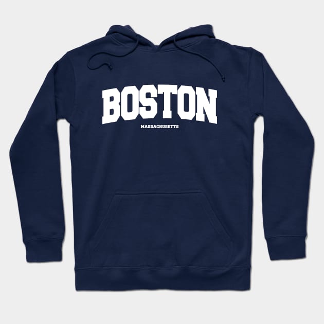 BOSTON Massachusetts V.4 Hoodie by Aspita